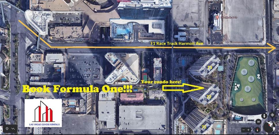 Mgm Signature-33-711 F1 Track & Strip View Balcony Las Vegas Ngoại thất bức ảnh